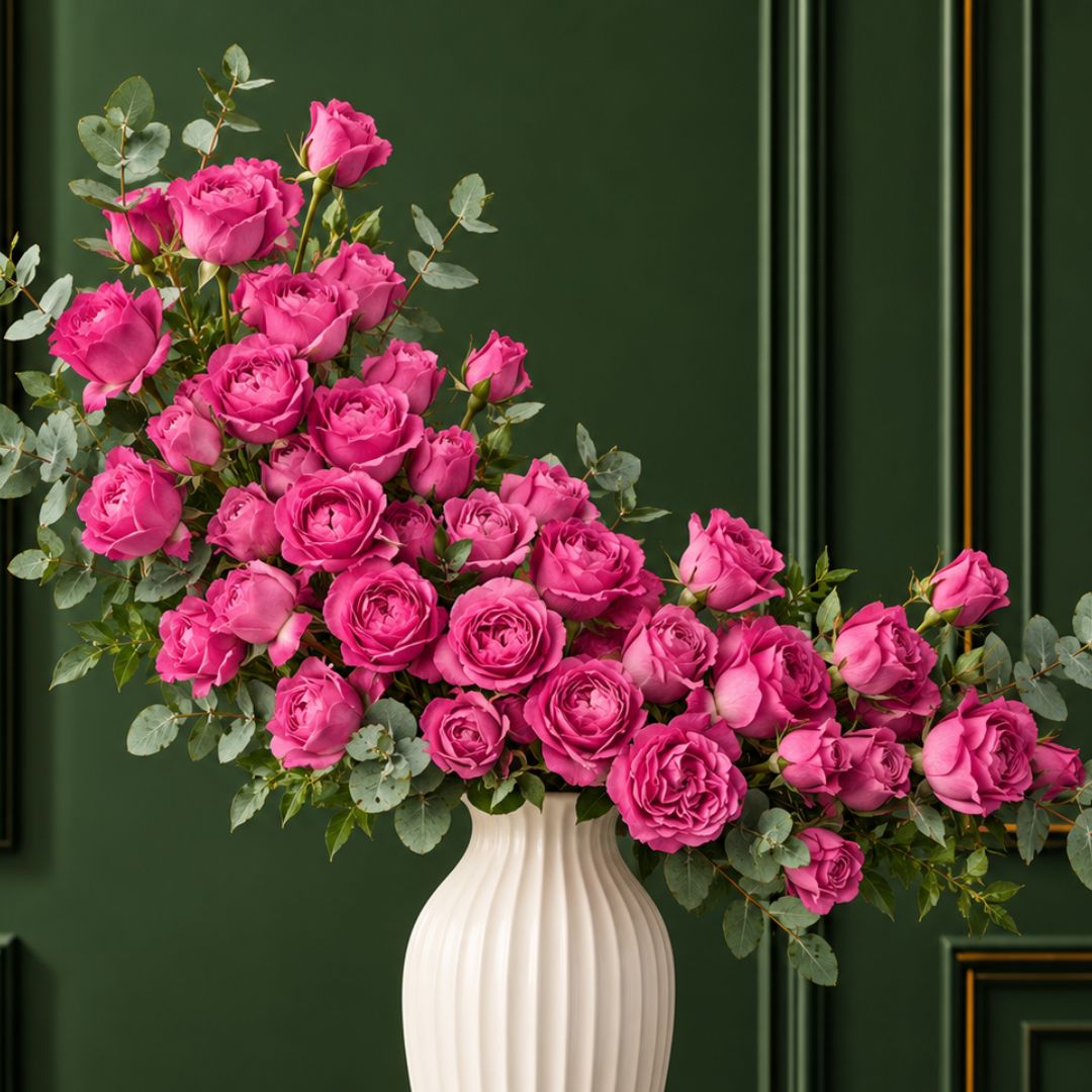 FUCHSIA ROSE CASCADE