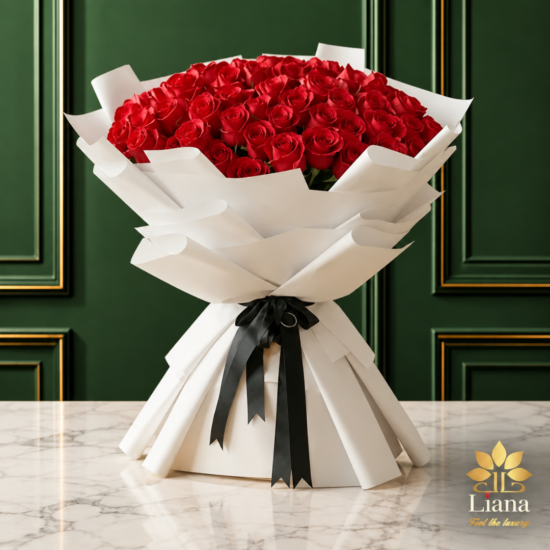 100 RED ROSES