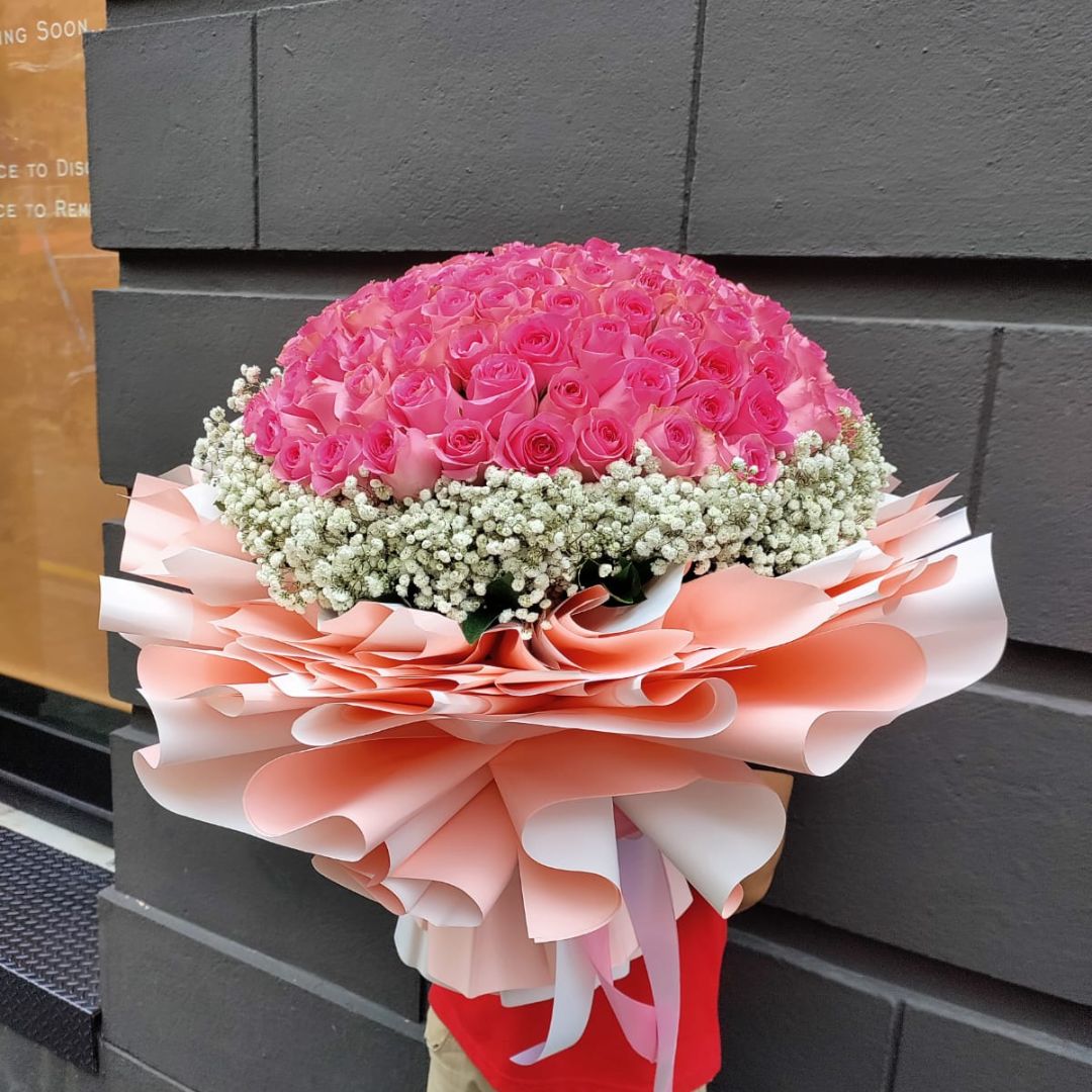 PINK ROSE BOUQUET 100S
