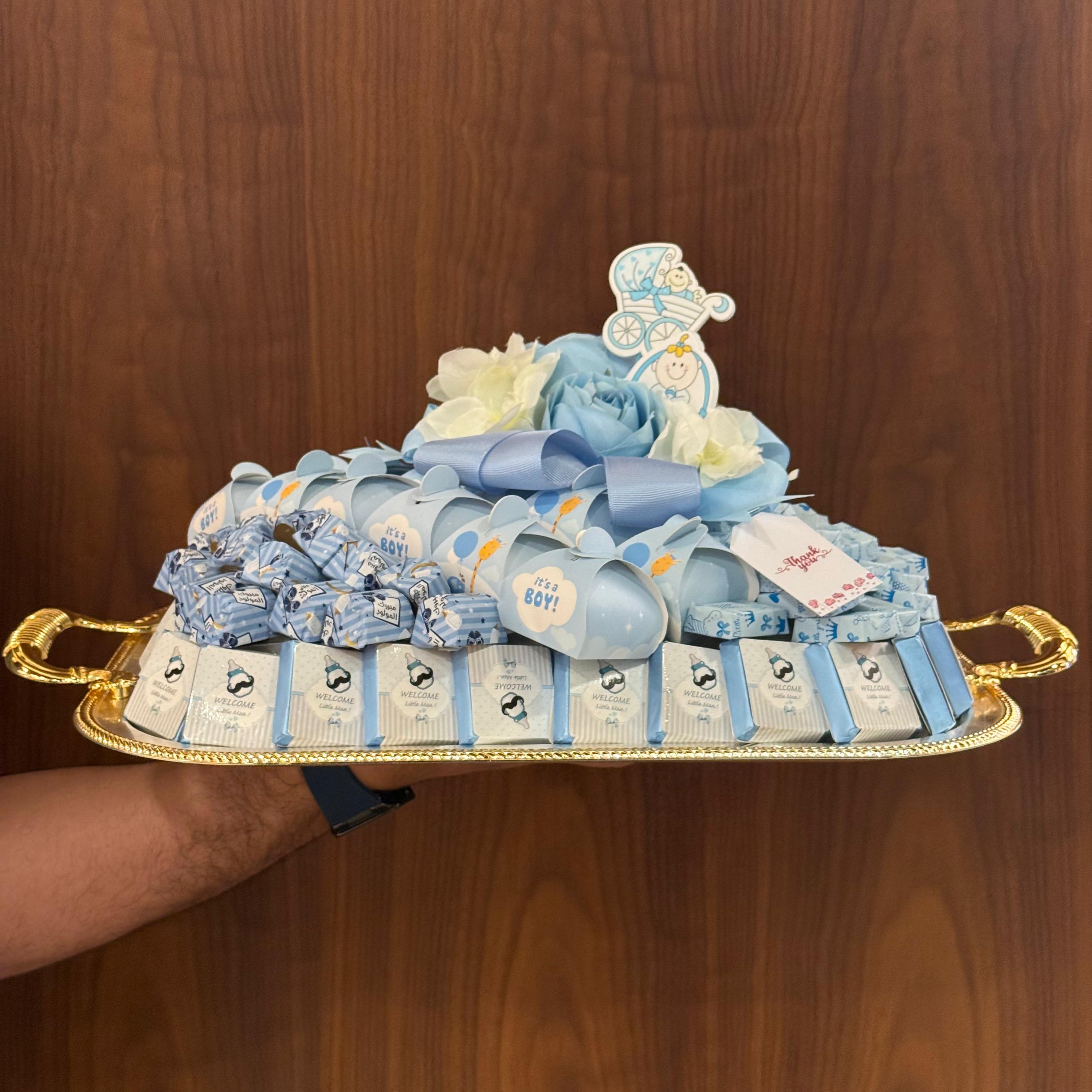 BABY BOY RECTANGLE TRAY