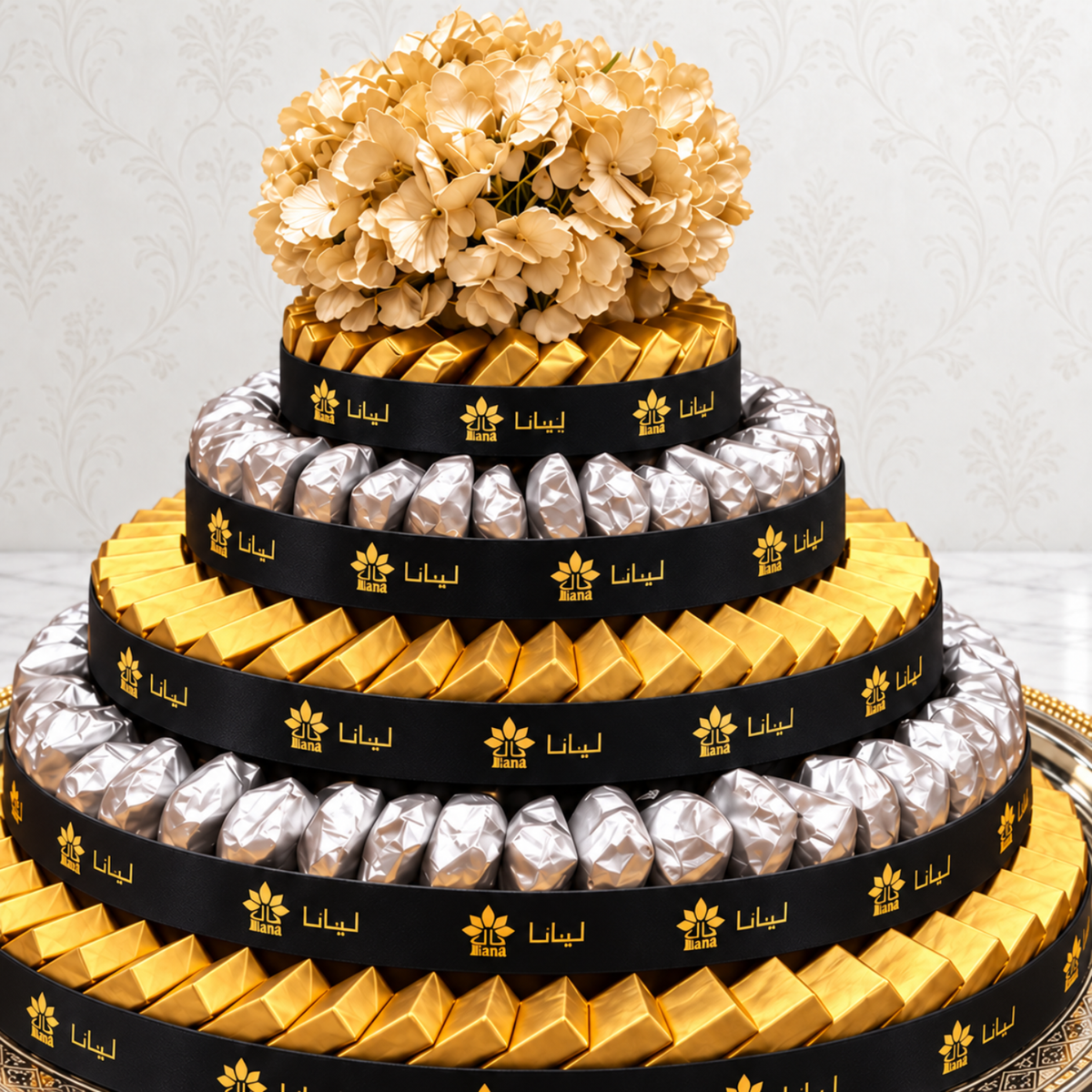 GOLDEN GRANDEUR CHOCOLATE TOWER